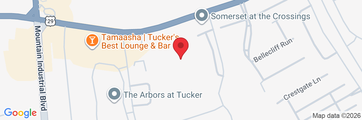 Map showing facility locations
