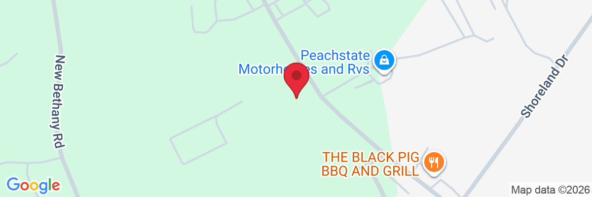 Map showing facility locations