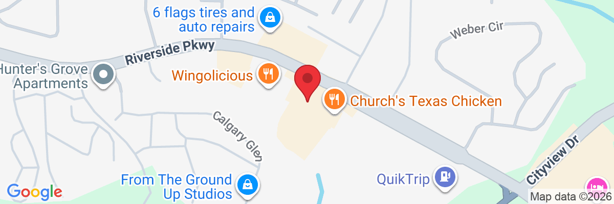 Map showing facility locations