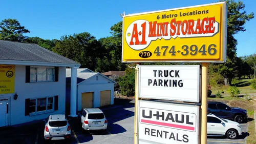 A-1 Mini Storage - Rex storage facility exterior view