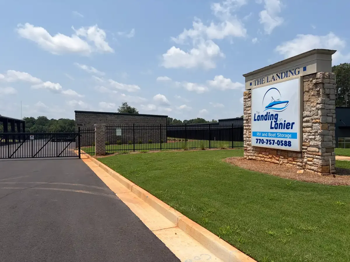The Landing gated entrance